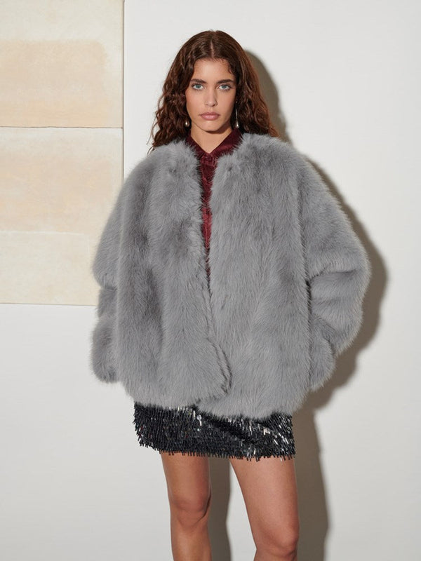 sister jane Ghospell Rylee Faux Fur Coat