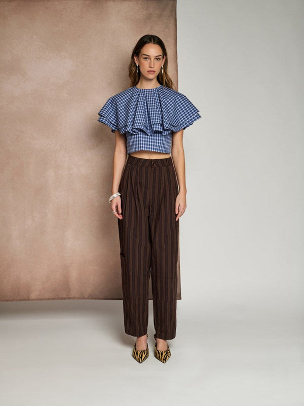 Sister Jane Ghospell Ximena Striped Trousers