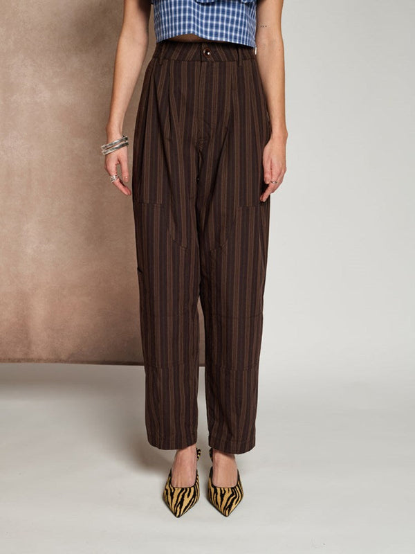 sister jane Ghospell Ximena Striped Trousers