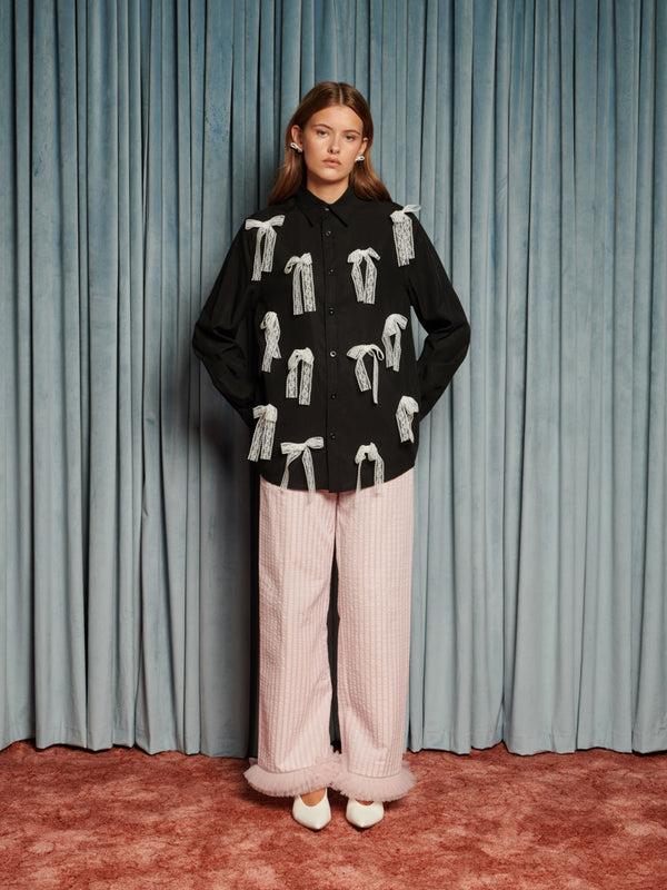 Sister Jane Gibson Lace Bow Shirt