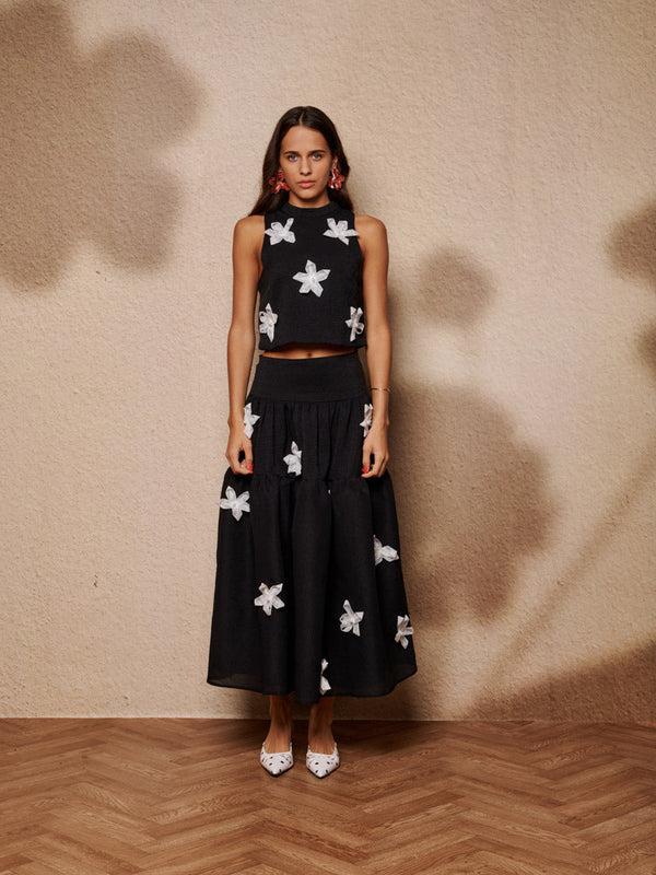 Sister Jane Glow Flora Cropped Top