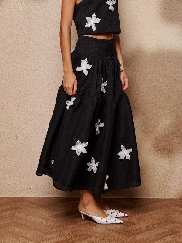 Sister Jane Glow Flora Midi Skirt