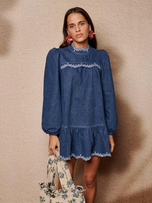 sister jane Haze Denim Mini Dress