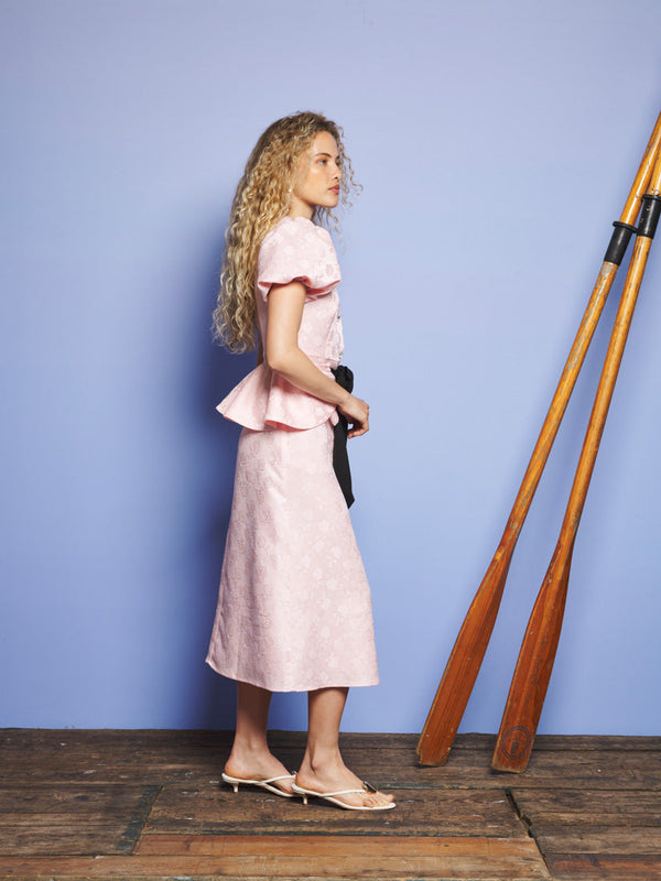 Sister Jane Hazel Jacquard Midi Dress