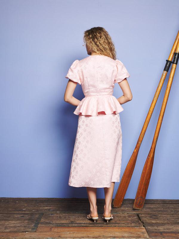 Sister Jane Hazel Jacquard Midi Dress