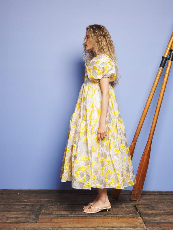 Sister Jane Heat Haze Jacquard Midi Dress