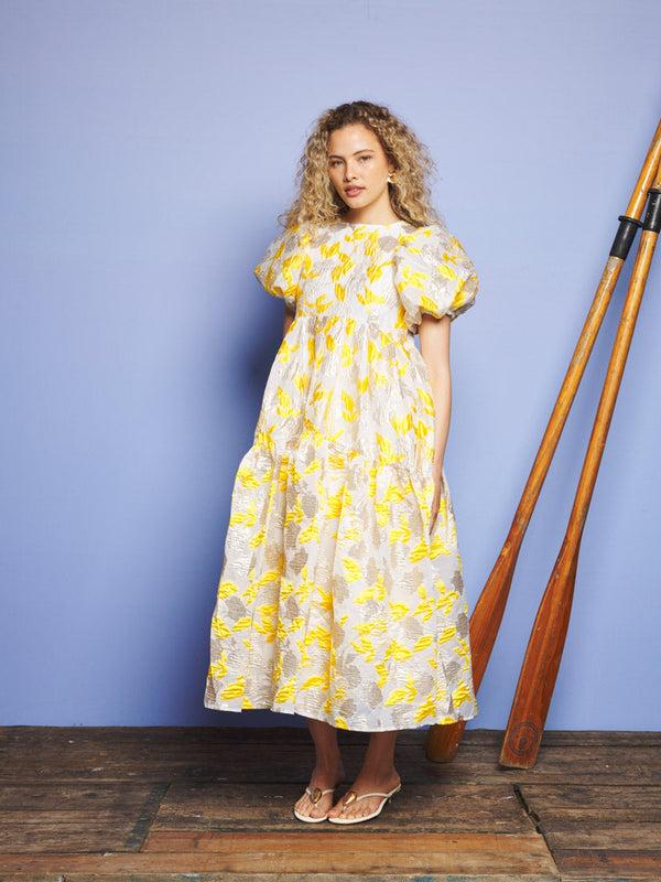 Sister Jane Heat Haze Jacquard Midi Dress