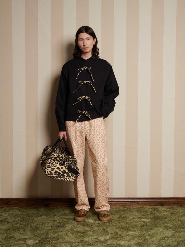 Sister Jane Howard Leopard Tie Shirt