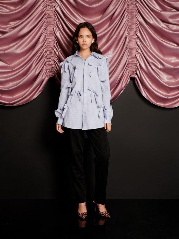 Sister Jane Jules Check Bows Shirt