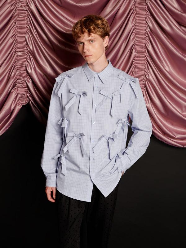 sister jane Jules Check Bows Shirt