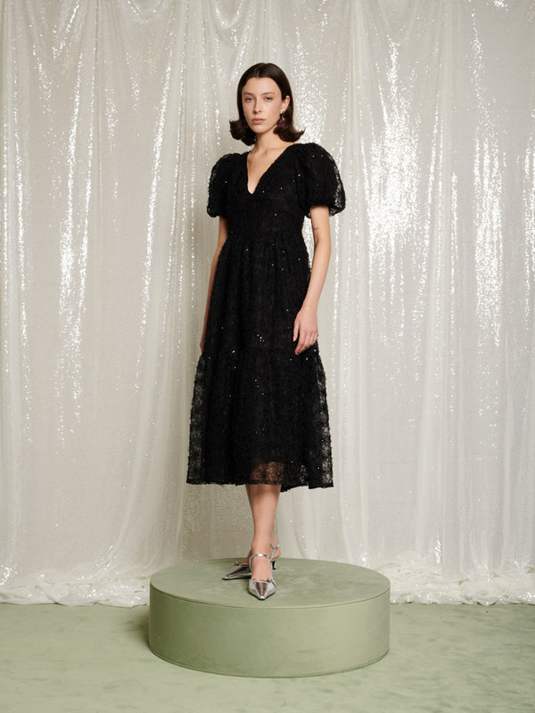 Sister Jane Laced Night Midi Dress