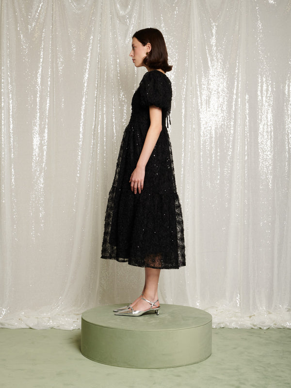 Sister Jane Laced Night Midi Dress