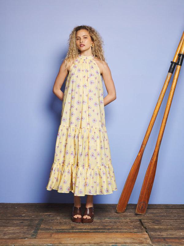 Sister Jane Lake Breeze Floral Maxi Dress