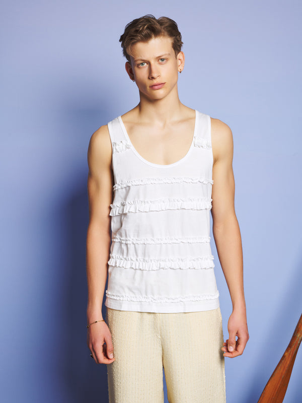 sister jane Laken Ruffle Vest