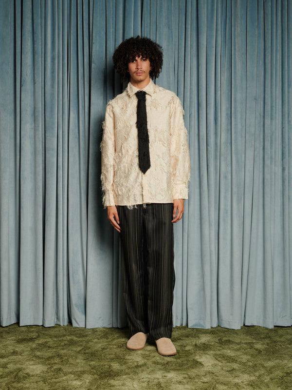 Sister Jane Lens Frayed Overshirt