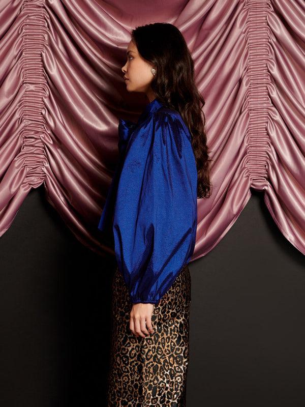 Sister Jane Marylin Taffeta Bow Blouse