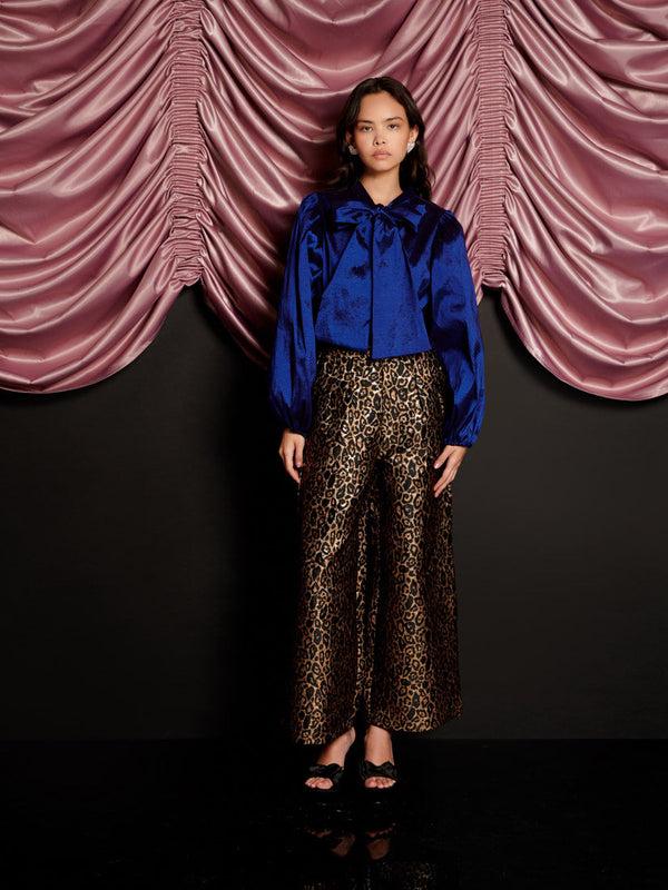 Sister Jane Marylin Taffeta Bow Blouse