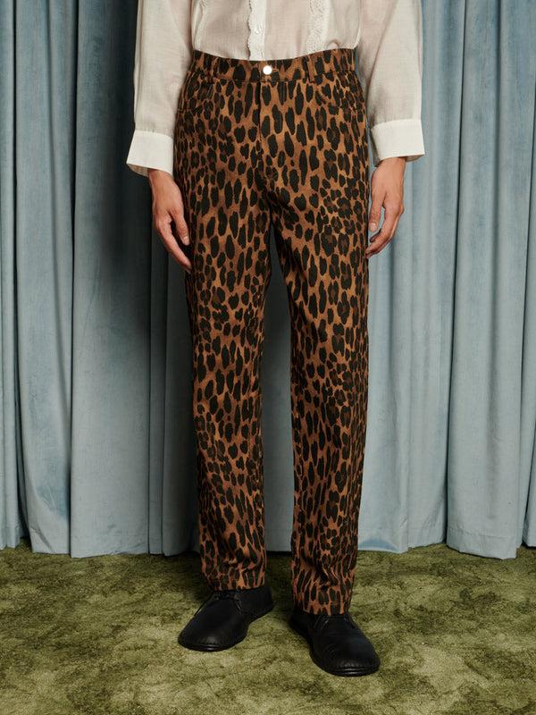 sister jane Matteo Leopard Jeans