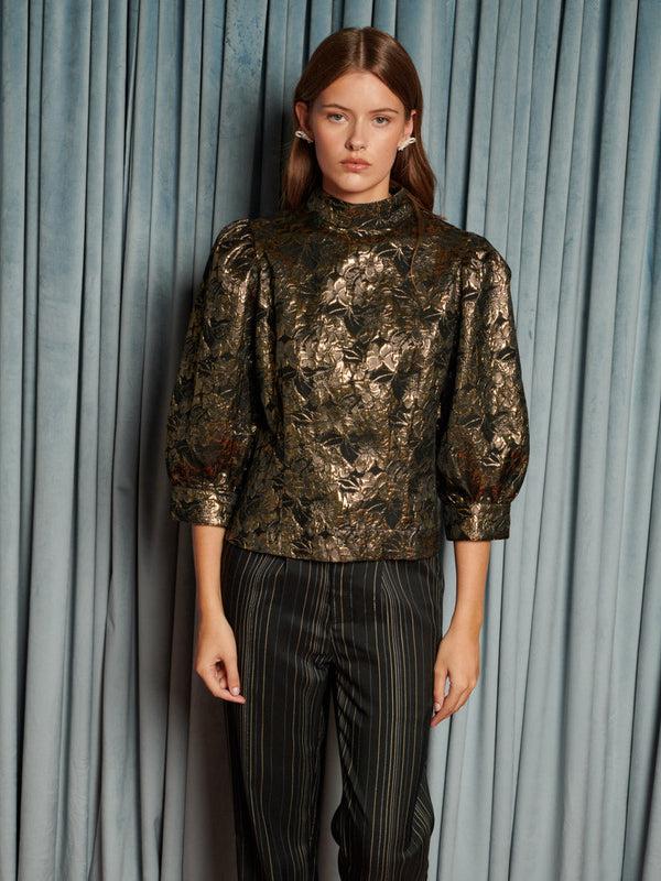 sister jane Memoria Jacquard Top