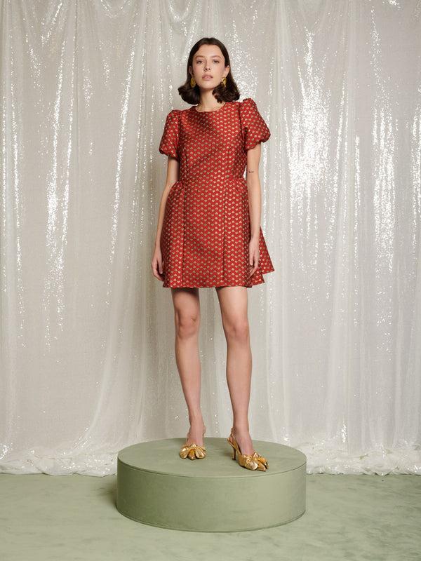 Sister Jane Mini Love Jacquard Dress