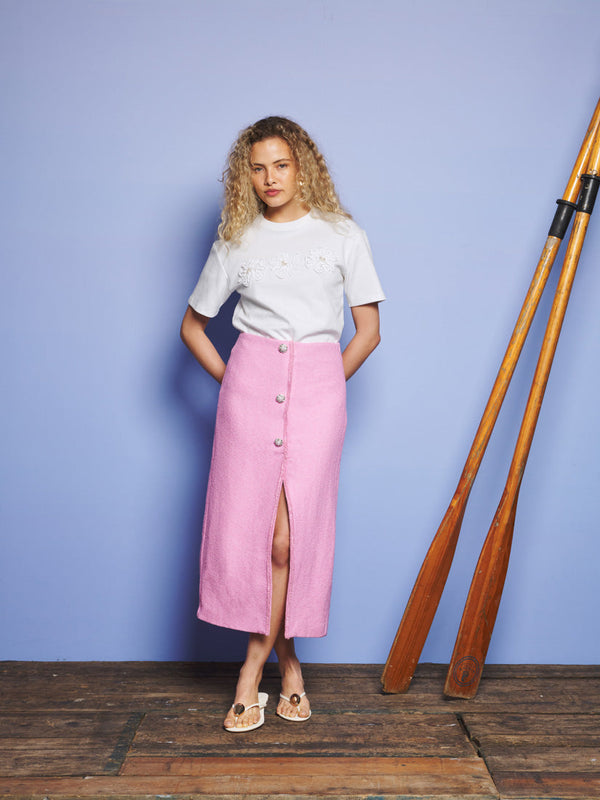 Sister Jane Mira Boucle Pencil Skirt