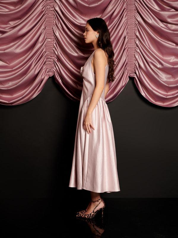 Sister Jane Muse Taffeta Midi Dress