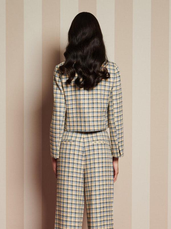 Sister Jane Nook Check Double Breasted Jacket