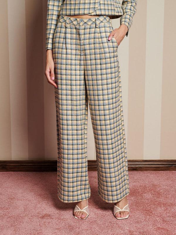 sister jane Nook Check Trousers