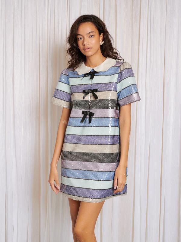 sister jane Orchid Sequin Mini Dress