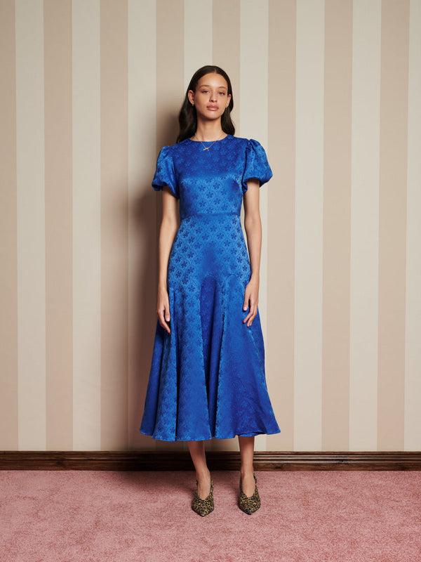 Sister Jane Oriel Jacquard Midi Dress