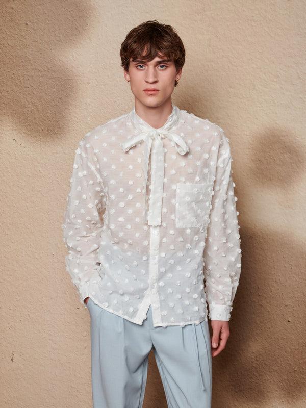 sister jane Orin Spot Bow Shirt