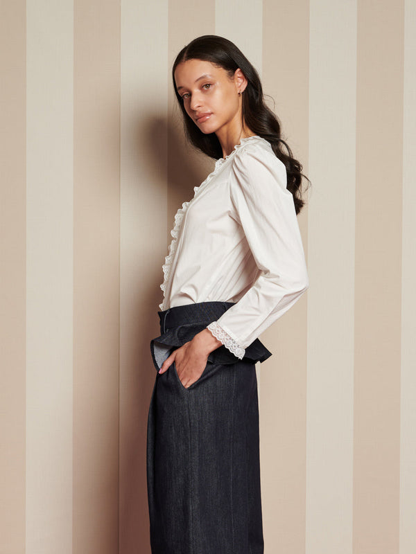 Sister Jane Powdered Ruffle Blouse