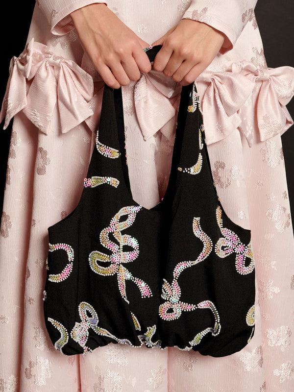 sister jane Ripple Bow Embellished Bag