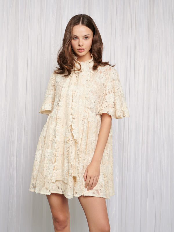 sister jane Romance Lace Mini Dress