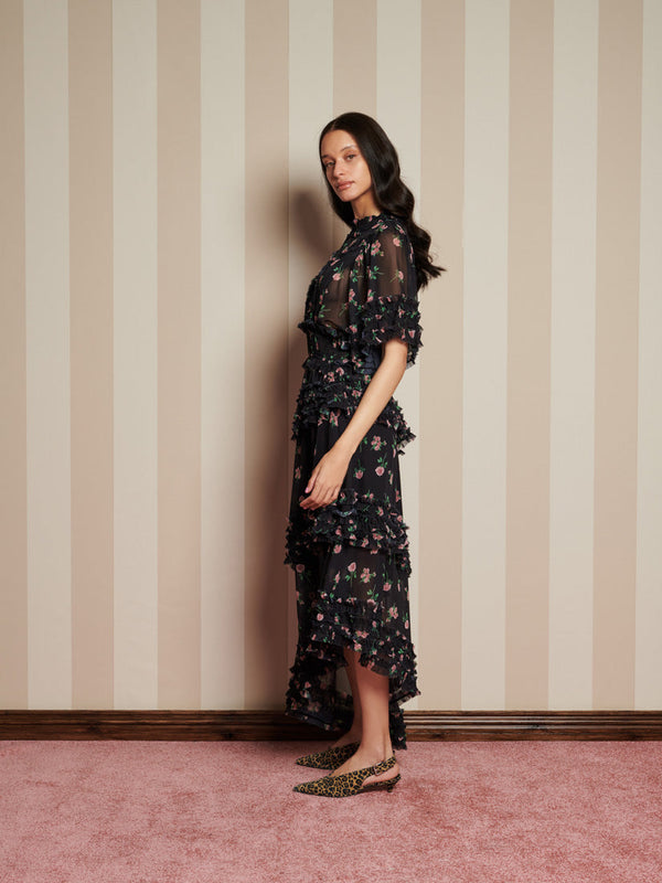 Sister Jane Rose Way Asymmetric Dress