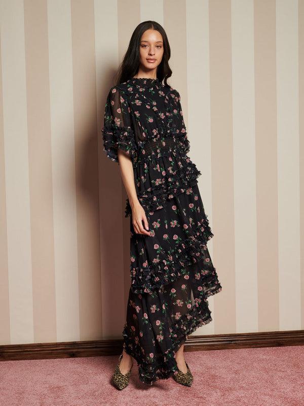 sister jane Rose Way Asymmetric Dress