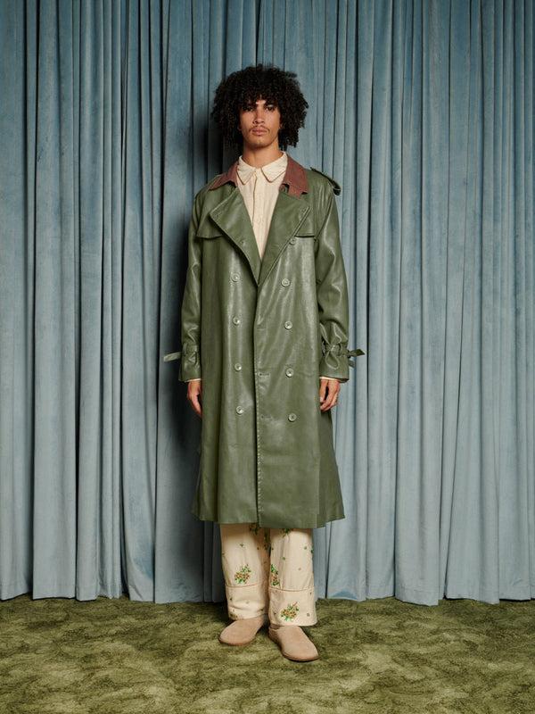 Sister Jane Scout PU Trench Coat