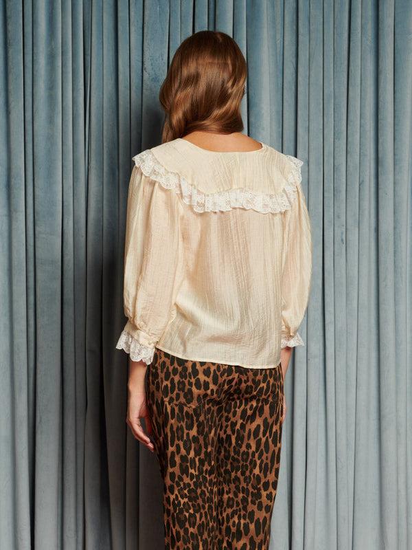 Sister Jane Silken Collar Blouse