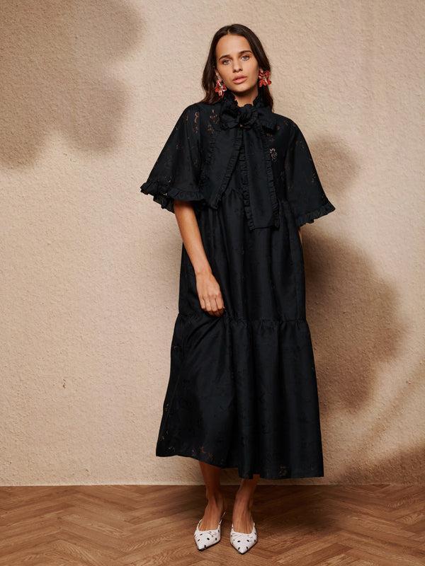 sister jane Solace Bow Midi Dress