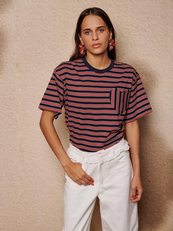 Sister Jane Soleil Stripe Boxy T-shirt