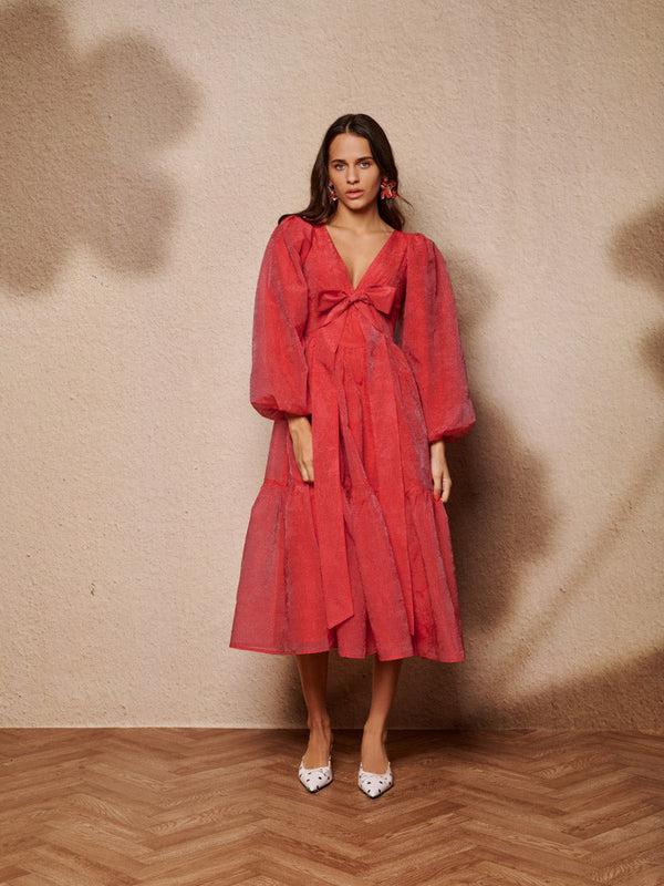 Sister Jane Sunrise Bow Midi Dress