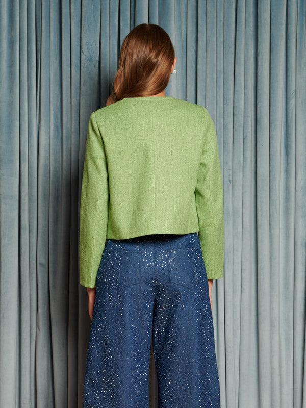 Sister Jane Theatre Tweed Bow Jacket