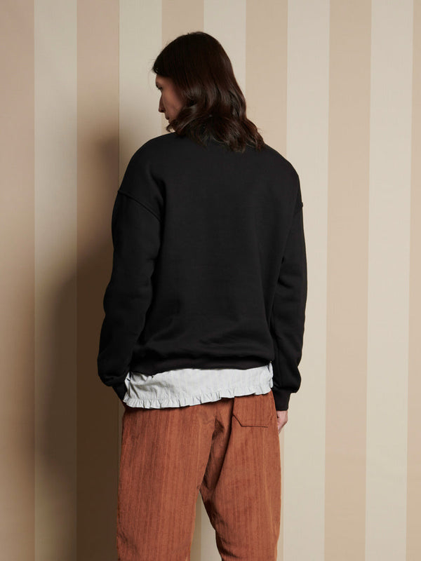 Sister Jane Tommie Ruffle Half Zip Sweat