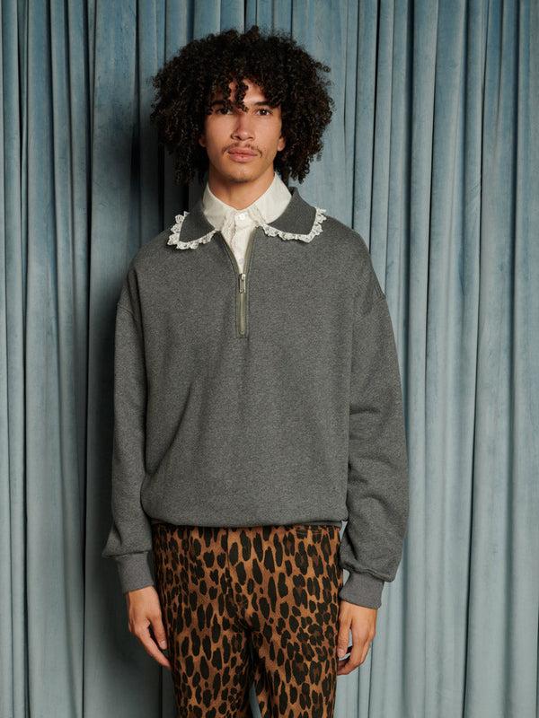 sister jane Tommy Half Zip Sweat