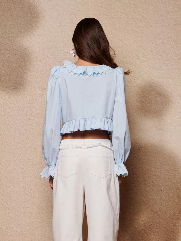 Sister Jane Veil Ruffle Top