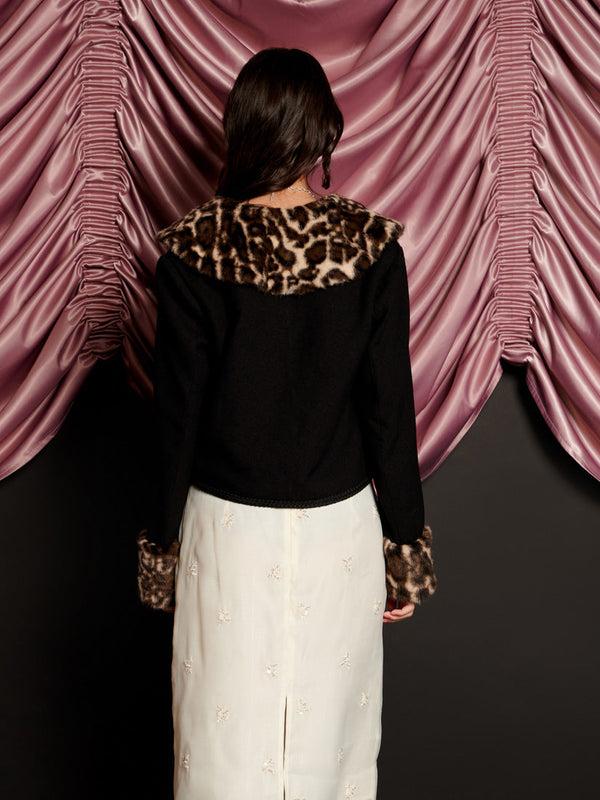 Sister Jane Velma Faux Fur Cardigan