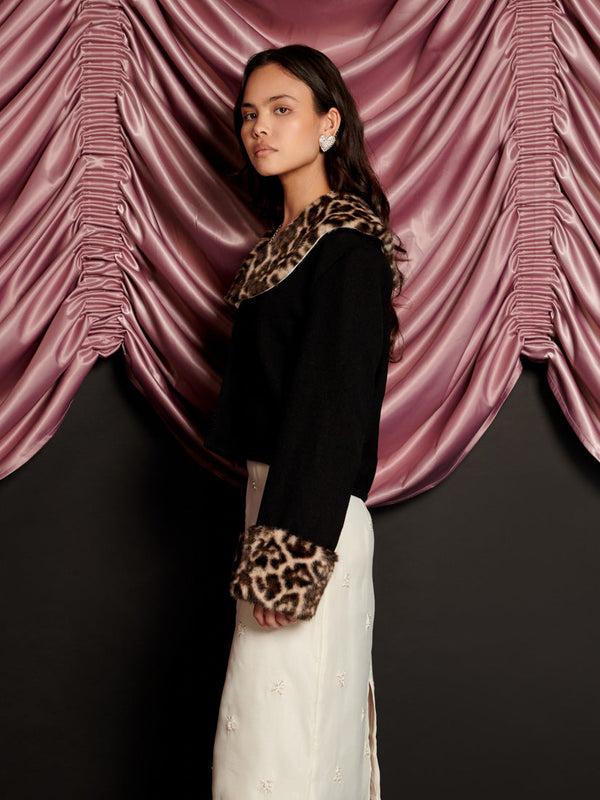 Sister Jane Velma Faux Fur Cardigan