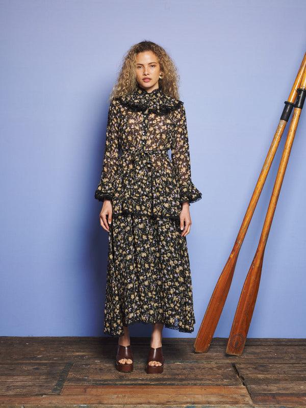 Sister Jane Windswept Floral Maxi Dress