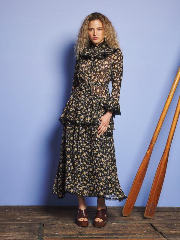 sister jane Windswept Floral Maxi Dress