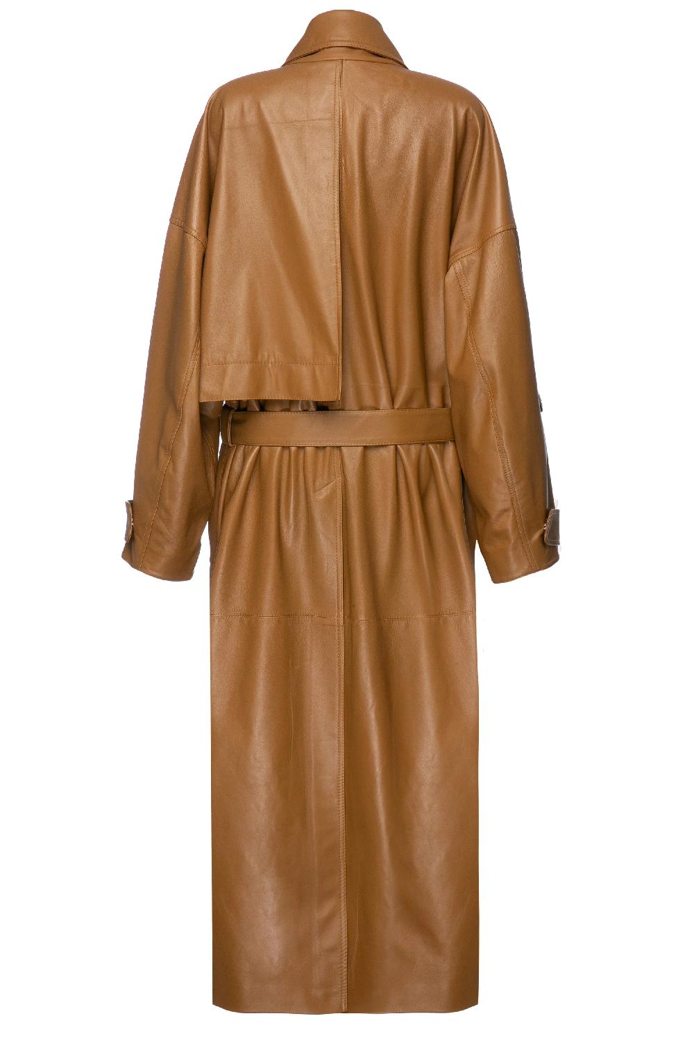 Situationist Amber Leather Coat